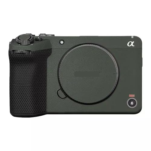 Camera Skin Wrap Anti-Scratch Sticker Coat Vinly Protective Film Body Protector Decals Cover for Sony FX30(Leather Green) - color: Leather Green