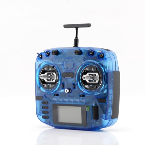 RadioMaster Boxer Crush EdgeTX 2.4G 16CH Remote Controller ELRS with AG01 Hall Gimbals (Glacier Blue) - color: Glacier Blue