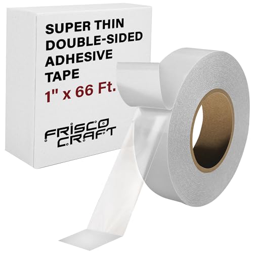 Frisco Craft Super Thin Clear Double Sided Adhesive Tape - size: 1" x 66FT