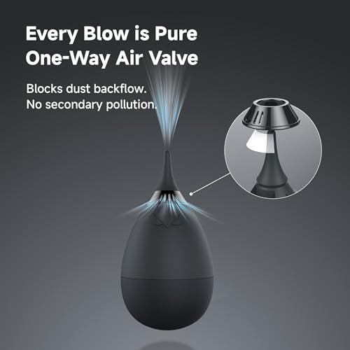 VSGO Camera Air Blower for Lens and Sensor Cleaning, Black - color: Black