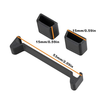1 Sets Lightweight Drone Landing Gear Heighten Leg 0.5cm Compatible with DJI Mini 5 PRO 4 Pro Black - size: 0.5cm