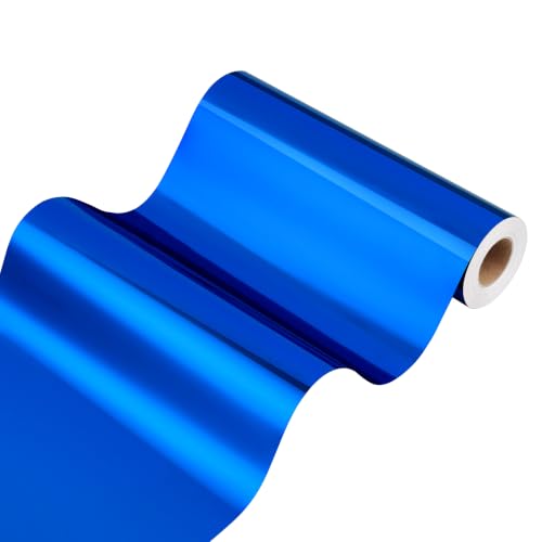 WESTICK Blue Mirror Film Wallpaper Peel and Stick Mirror Stickers for Wall - color: 3.Blue