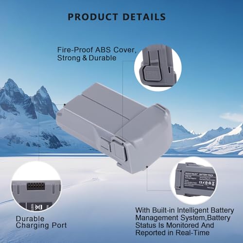 Intelligent Flight Battery Plus Compatible with DJI Mini 5 Pro, Mini 4 Pro, Mini 3 Pro, Mini 3, 5000mAh 50 Mins Max Flying Time Upgraded Drone Battery Replacement Parts