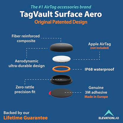 AirTag Adhesive Mount - Elevation Lab - size: Single