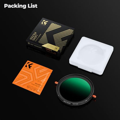 K&F CONCEPT 95mm Variable ND2-32 & Polarizing Effect 2-in-1 Lens Filter - size: 95mm