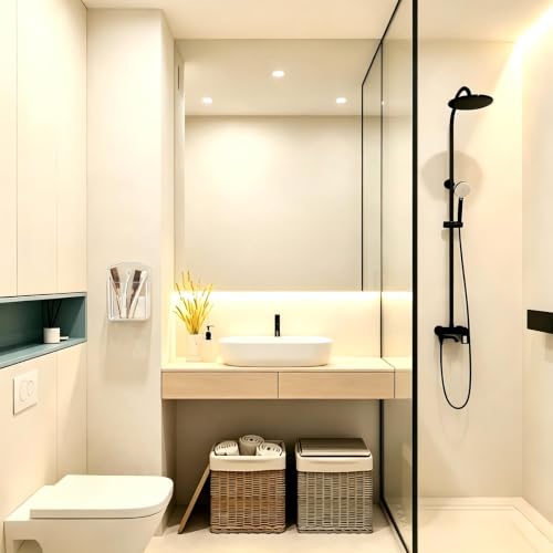 Septe 4Pcs Remote Control Holders Wall Mount, Self Adhesive TV Controller Holder, Wall Pen Holder Storage Box for Home Office (Clear) - color: Clear,4pcs