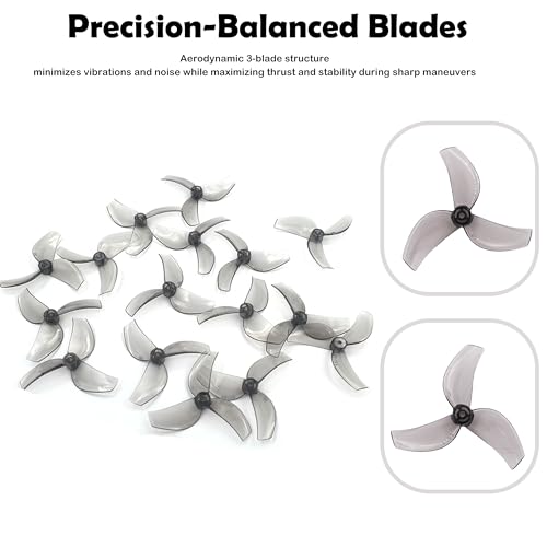 Gemfan 1611 3-Blade propellers 1.5mm for RC FPV Freestyle Tinywhoop Drone
