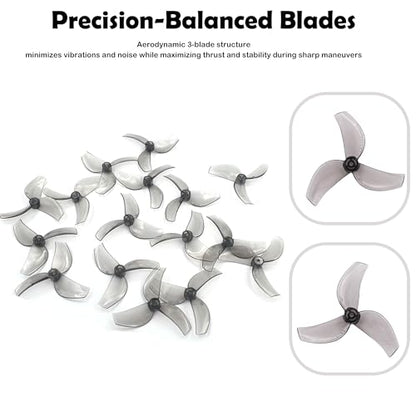 Gemfan 1611 3-Blade propellers 1.5mm for RC FPV Freestyle Tinywhoop Drone