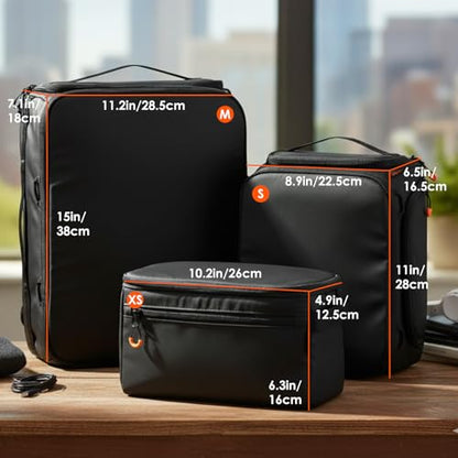 TARION Medium Camera Insert Bag Quick Access DSLR Inner Case Organizer M - style: M (2 Cameras 7 Lenses)