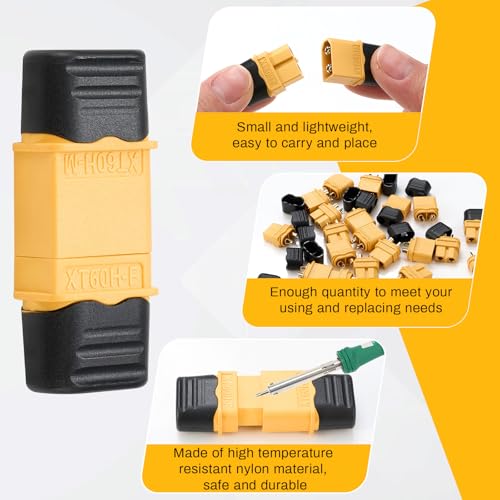 Frienda 36 Pair XT60 (XT60 Upgrade) Male Female Bullet Connectors Plug