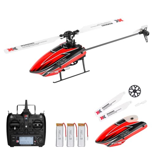 CKYSCHN WLtoys K110S XK RC Helicopter Brushless 6CH for Adults, 6-Axis Gyro