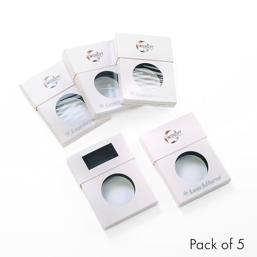 Lighthouse - Pack of 5 Single Slab Storage Boxes - Compatable with PCGS, NGC, ANACS with INTERCEPT Technology Corrosion Protection (2 5/8" x 1/2" x 3 1/2")