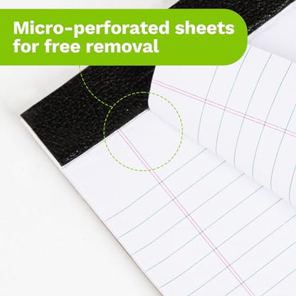 Goefun Legal Pads 8.5 x 11-50 Sheets Notepad, 12 Pack White Lined Notepads - color: white, size: 8.5x11