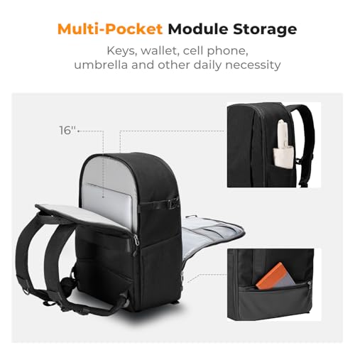 K&F CONCEPT Camera Backpacks for Photographers Travel Bag for Tripod Camera Lence Accessory with laptop compartment and Rain Cover Multi-Functional Camera Bags for Dslr Cameras - style: Classic