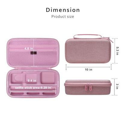 XANAD Hard Case for Insta360 X5 / X4 / X4 Air /X3 / X2 Action Camera,Pink - color: Pink