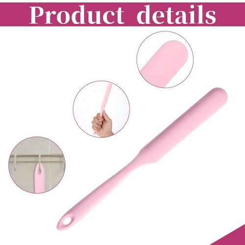 4 PCS Non-Stick Wax Spatulas Set, Silicone Wax Applicator