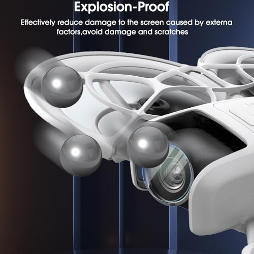 2Pcs HD Clear Tempered Glass Camera Protectors for DJI Neo Drone Accessories Kits Anti-Scratch Lens Screen Protective Film