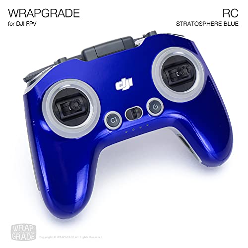 WRAPGRADE Skin Compatible with DJI FPV/DJI FPV Remote Controller 3 (Stratosphere Blue) - color: STRATOSPHERE BLUE