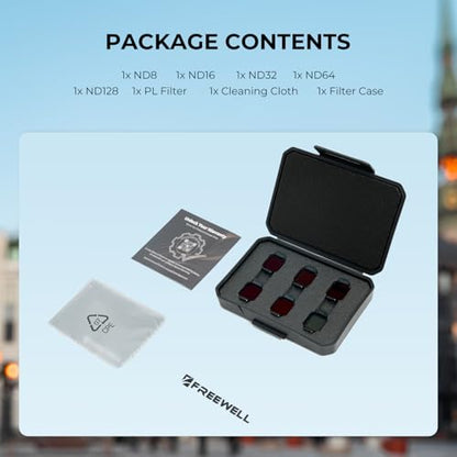 Freewell Standard Day ND Filter Kit for DJI Flip/Lito X1 Drone - style: Standard Day Kit