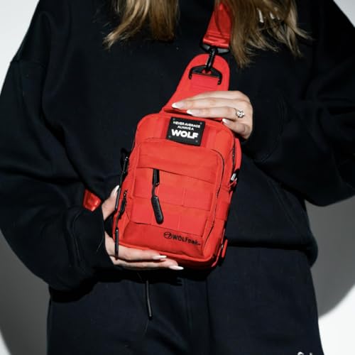 WOLFpak 4L Mini Tactical Sling Bag Crossbody - color: Elite Red