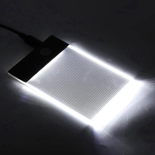 Anu Limen A6 LED Light Board Adjustable Brightness Tracing Light Pad for Art Craft, Sketching & Calligraphy, Portable USB Powered Design