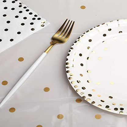 4 Pack Gold Plastic Tablecloths, Waterproof Disposable Party Table Covers - color: Gold, size: 54" x 108" (4 Pack)