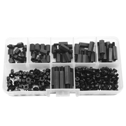 ShareGoo M3 Nylon Standoffs Hex Spacers Screws Nuts Assorted kit for RC FPV Drone Quadcopter Frame Audunio PCB Board (180PCS/Lot)