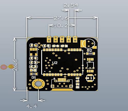 Deegoo-FPV NEO-6M GPS Modules with Antennas, 2-Pack