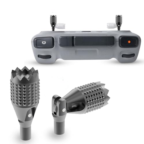 Foldable RC/RC2 Controller Joystick for DJI Mini 3 Pro/Mini 4 Pro/Air 3/Mavic 3, Retractable Aluminum Alloy Drone Control Thumb Sticks Replacement Accessories (Black) - color: Rc/Rc2(black)