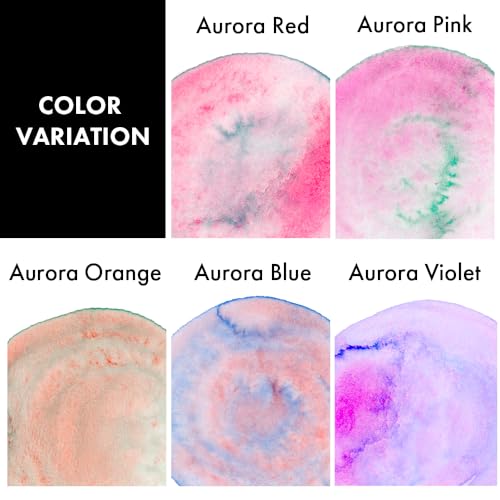Kuretake Gansai Tambi GRANULATING COLORS, 5 Color Set, Made in Japan - style: Granulating