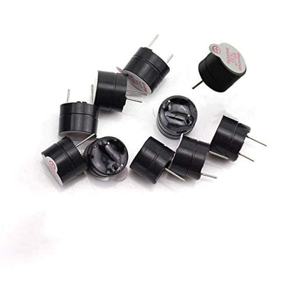 DC 3V Active Buzzer 2 Terminals for Arduino Raspberry Pi,Magnetic Electronic Continous Long Beep Tone Alarm Sounder Pack of 10