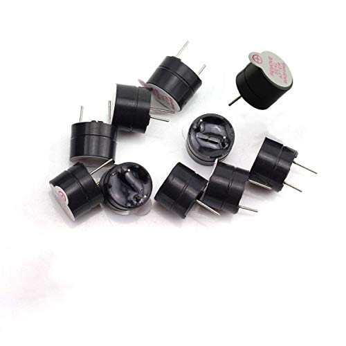 DC 3V Active Buzzer 2 Terminals for Arduino Raspberry Pi,Magnetic Electronic Continous Long Beep Tone Alarm Sounder Pack of 10