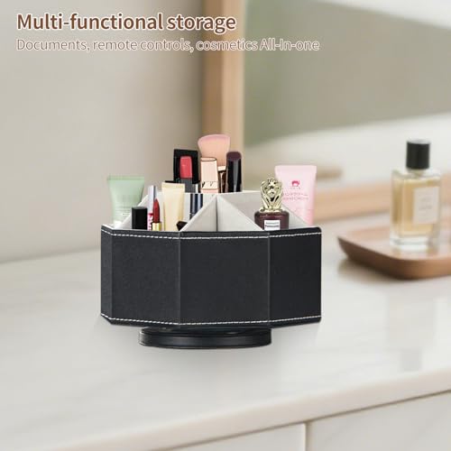 360° Rotating Remote Control Holder,Pen Caddy,Studio Art Supplies Organizer - color: Black