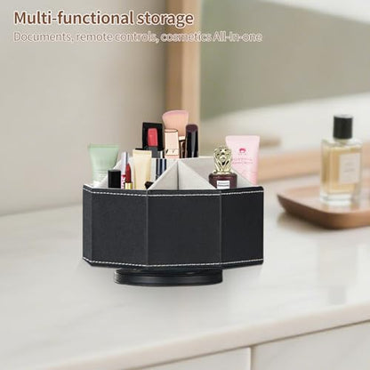 360° Rotating Remote Control Holder,Pen Caddy,Studio Art Supplies Organizer - color: Black