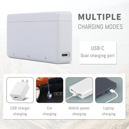 Osmo Action 5 Pro/4/3 Battery 3-Pack Battery and 3-Channel Fast Charger Hub