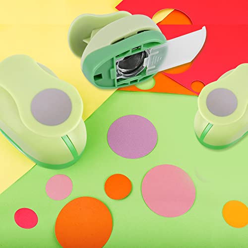 UCEC Circle Cutter, 3 Pcs Circle Punch, 2 + 1 + 5/8 Inch Craft Hole Punch - color: circle, size: 3pack, 5/8+1+2in