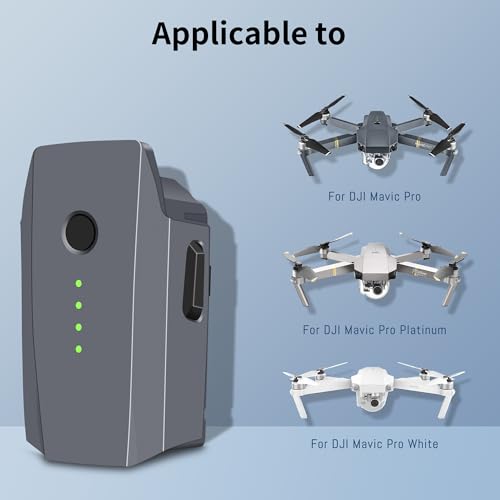 1-Pack Battery Compatible for DJI Mavic Pro Platinum/Pro White 11.4V 3830mA