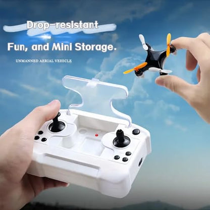 Mini Drone with Easy Stunt Flights & 360° Tricks - Perfect Beginner-Friendly Flyer with Fancy LED Altitude Hold Headless Mode Propeller Protection for Indoor Outdoor Mini Quadcopter (Black) - color: Black
