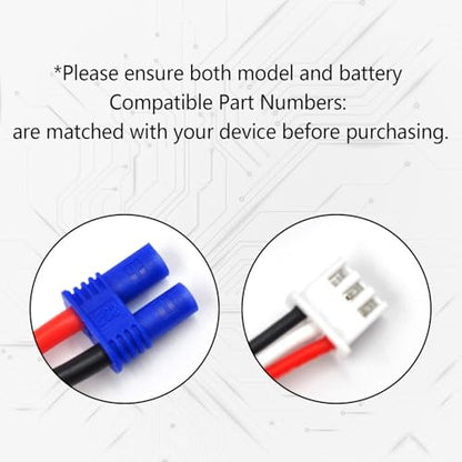 (2-Pack) 7.4V 2700mAh 10C Li-Po Battery for Hubsan X4 H501S, H501C