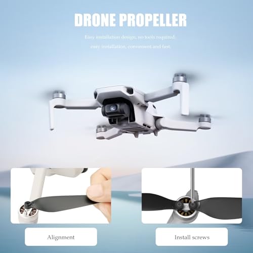 New Drone Propeller Kit for DJI Mini Series, 32 Pcs Low-Noise Replacement Blades with Quick-Release Feature