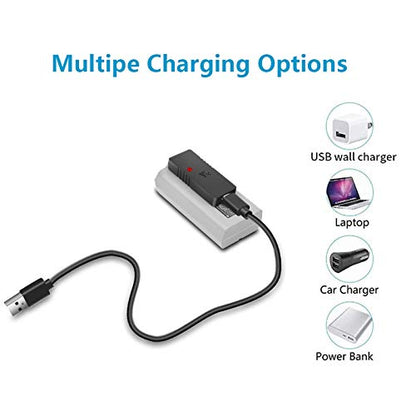 Hanatora Battery USB Charger with Quick Charge 3.0 for DJI Mini 4K/2/Mini SE/2 SE Drone, Fast Rapid Charge Hub Accessories(NOT for Mavic Mini)