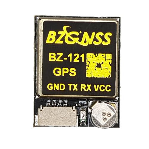 Dual Protocol GPS Module for FPV Drone Rescue BZGNSS BZ-121 BZ-181 BZ-251 with FailSafe Return to Home for Fixed-Wing & RC Aircraft (BZ-121)