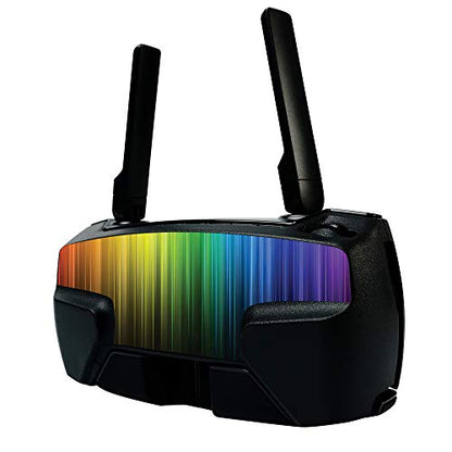 MightySkins Skin for DJI Mavic Mini Portable Drone Quadcopter - Rainbow Streaks | Protective, Durable, and Unique Vinyl Decal wrap cover | Easy To Apply, Remove, and Change Styles | Made in the USA, Model Number: DJMAVMIN-Rainbow Streaks - color: Rainbow