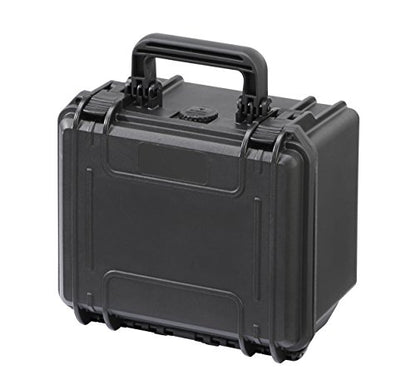 MyCaseBuilder Doro 0907-6 Heavy-Duty Waterproof Hard Case, for Electronics, Cameras, Drones, Guns, Optics - No Foam, 9x7x6 Inch, Black