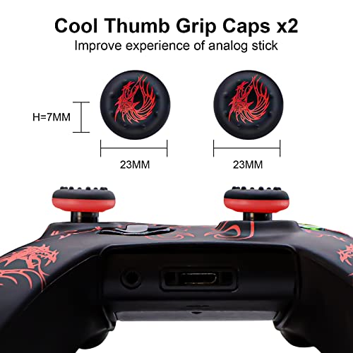 Controller Skin for Xbox-One, BRHE Anti-Slip Silicone Cover - color: Red