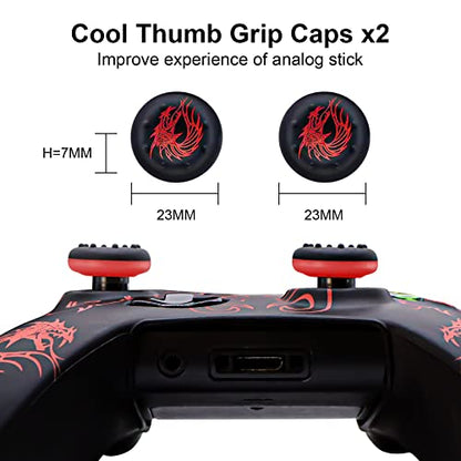 Controller Skin for Xbox-One, BRHE Anti-Slip Silicone Cover - color: Red