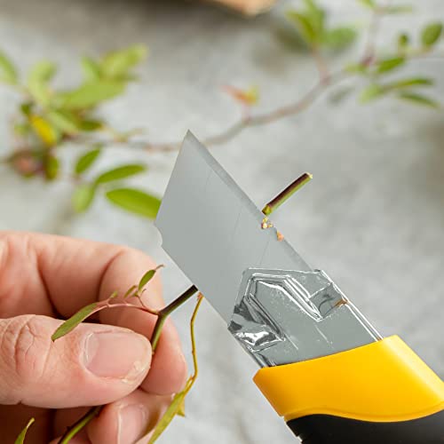 Box Cutter Retractable 25MM Long Utility Knife With 20pcs Blades Refills - size: 20 Blades + 1 Knife