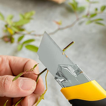 Box Cutter Retractable 25MM Long Utility Knife With 20pcs Blades Refills - size: 20 Blades + 1 Knife