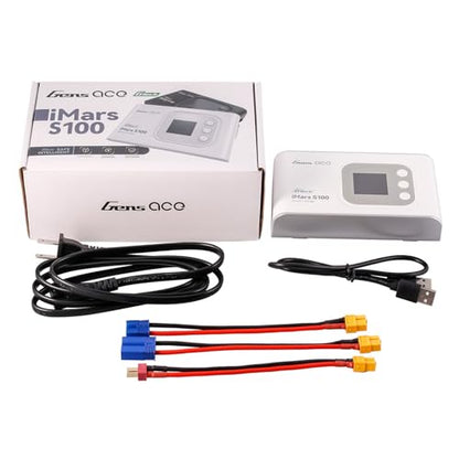Gens ace Imars S100 G-Tech Series 100W 10A Lipo Battery Charger (White)