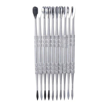 10Pcs 4.7 Inch Stainless Steel Tool Spoon Wax Tools Wax Carving Tools Sculpting Tool Spoon Wax Tool Carving Tool Kit